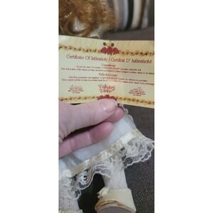 Collector's Choice Porcelain Doll w wind up Musc Box Certificate of Authenticity